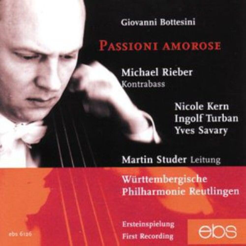 Bottesini / Rieber / Studer / Wurttemberg Phil - Passioni Amorose  COMPACT